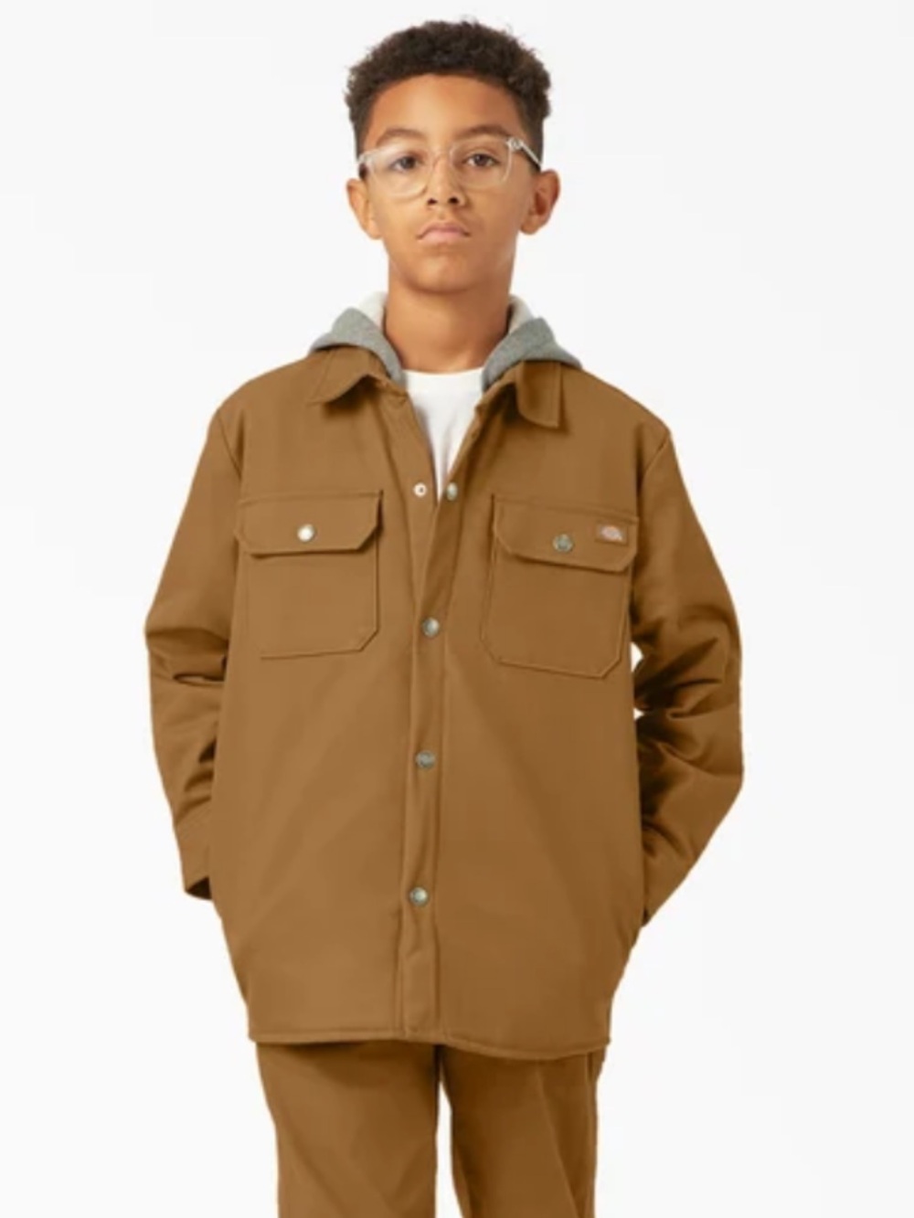 Dickies Brown Hooded Field Jacket
